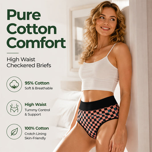 ⏰🔥 ¡OFERTA 50% OFF! 🩲✨ Bragas de Talle Alto para Mujer – Cintura Elástica, Tejido Suave y Máxima Comodidad Todo el Día