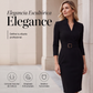 ⏰🔥 ¡OFERTA 50% OFF! 👗✨ Vestido Midi Elegante para Mujer – Silueta Estilizada, Cintura Definida y Estilo Profesional