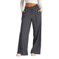 ⏰🔥 ¡OFERTA 50% OFF! 👖✨ Pantalones de Pierna Ancha para Mujer – Cintura Alta con Cordón, Cómodos y Elegantes