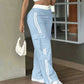 Women's Side Stripe Straight-Leg Cargo Pants