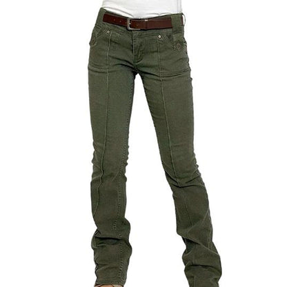 ⏰🔥 ¡OFERTA 50% OFF! 👖✨ Pantalones de Pana Ajustados para Mujer – Elásticos, Cómodos y Estilizantes con Silueta Alargada