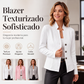 Blazer con botones de textura para mujer