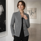Blazer con botones de textura para mujer