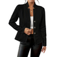 Blazer con botones de textura para mujer