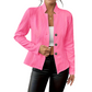 Blazer con botones de textura para mujer