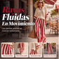 Conjunto informal de dos piezas de rayas con pantalones de pierna ancha para mujer