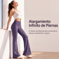 Pantalones de yoga acampanados con efecto levantamiento de glúteos