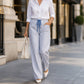 ⏰🔥 ¡OFERTA 50% OFF! 👖☀️ Pantalones Anchos a Rayas para Mujer – Frescos, Cómodos y Perfectos para el Verano