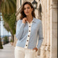 ⏰🔥 ¡OFERTA 50% OFF! 🍂🧥 Cárdigan de Punto a Rayas para Mujer – Cálido, Cómodo y Elegante para el Otoño