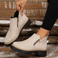 ⏰🔥 ¡OFERTA 50% OFF! 👢✨ Botines de Mujer de Punta Redonda – Resistentes al Agua, Antideslizantes y Cómodos Todo el Día