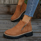 ⏰🔥 ¡OFERTA 50% OFF! 👢✨ Botines de Mujer de Punta Redonda – Resistentes al Agua, Antideslizantes y Cómodos Todo el Día