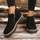 ⏰🔥 ¡OFERTA 50% OFF! 👢✨ Botines de Mujer de Punta Redonda – Resistentes al Agua, Antideslizantes y Cómodos Todo el Día