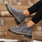 ⏰🔥 ¡OFERTA 50% OFF! 👢✨ Botines de Mujer de Punta Redonda – Resistentes al Agua, Antideslizantes y Cómodos Todo el Día