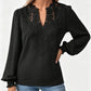 ⏰🔥 ¡OFERTA 50% OFF! 👚✨ Blusa de Encaje con Cuello de Pico para Mujer – Elegante, Femenina y Versátil