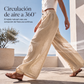 ⏰🔥 ¡OFERTA 50% OFF! 👖☀️ Pantalones Anchos de Lino para Mujer – Frescos, Cómodos y Elegantes con Cintura Alta