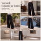 ⏰🔥 ¡OFERTA 50% OFF! 👖☀️ Pantalones Anchos de Lino para Mujer – Frescos, Cómodos y Elegantes con Cintura Alta