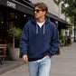 ⏰🔥 ¡OFERTA 50% OFF! 🧥✨ Sudadera con Capucha de Punto para Hombre – Cálida, Cómoda y Versátil con Cremallera de 1/4