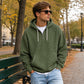 ⏰🔥 ¡OFERTA 50% OFF! 🧥✨ Sudadera con Capucha de Punto para Hombre – Cálida, Cómoda y Versátil con Cremallera de 1/4