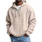 ⏰🔥 ¡OFERTA 50% OFF! 🧥✨ Sudadera con Capucha de Punto para Hombre – Cálida, Cómoda y Versátil con Cremallera de 1/4