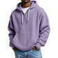 ⏰🔥 ¡OFERTA 50% OFF! 🧥✨ Sudadera con Capucha de Punto para Hombre – Cálida, Cómoda y Versátil con Cremallera de 1/4