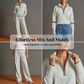 ⏰🔥 ¡OFERTA 50% OFF! 👚👖✨ Conjunto de 2 Piezas para Mujer con Cremallera de 1/2 – Suave, Cómodo y Elegante