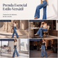 ⏰🔥 ¡OFERTA 50% OFF! 👖✨ Vaqueros de Pierna Ancha y Cintura Alta para Mujer – Elásticos, Cómodos y Estilizadores