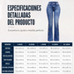 ⏰🔥 ¡OFERTA 50% OFF! 👖✨ Vaqueros Slim de Mujer con Borde Ondulado y Botones Laterales – Estilo Urbano, Cómodos y Favorecedores
