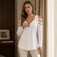 Camiseta para mujer con hombros al descubierto y cremallera