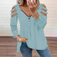 Camiseta para mujer con hombros al descubierto y cremallera