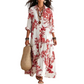 ⏰🔥 ¡OFERTA 50% OFF! 👗🌸 Vestido Maxi Floral Bohemio para Mujer – Fresco, Cómodo y Elegante con Corte Holgado