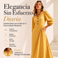 ⏰🔥 ¡OFERTA 50% OFF! 👗✨ Vestido Maxi Casual para Mujer con Cuello en V y Mangas Abullonadas – Elegante, Cómodo y Favorecedor