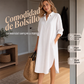 ⏰🔥 ¡OFERTA 50% OFF! 👗✨ Vestido Camisero Casual para Mujer con Bolsillos – Fresco, Cómodo y Elegante para Verano