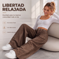 ⏰🔥 ¡OFERTA 50% OFF! 👖✨ Pantalones de Pierna Ancha para Mujer – Cómodos, Elegantes y Perfectos para el Día a Día