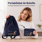Mochila vintage con cordón plegable para mujer