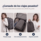 Mochila vintage con cordón plegable para mujer