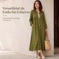 Vestido largo de comodidad sin esfuerzo