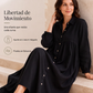 Vestido largo de comodidad sin esfuerzo