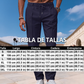 Pantalones de vestir de pierna recta para hombre con cordón