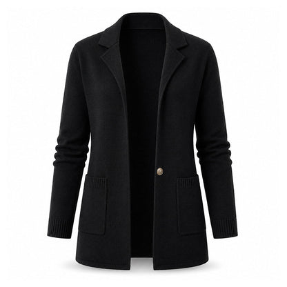 ⏰🔥 ¡OFERTA 50% OFF! 🧥✨ Cárdigan de Punto con Cuello de Solapa para Mujer – Estilo Elegante, Corte Favorecedor y Comodidad Todo el Día