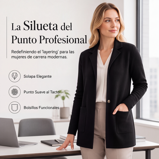 ⏰🔥 ¡OFERTA 50% OFF! 🧥✨ Cárdigan de Punto con Cuello de Solapa para Mujer – Estilo Elegante, Corte Favorecedor y Comodidad Todo el Día