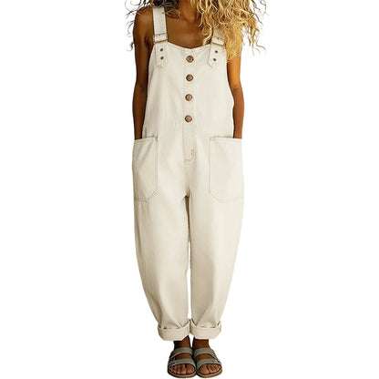 ⏰🔥 ¡OFERTA 50% OFF! 👖✨ Mono Vaquero Holgado para Mujer – Estilo Casual, Tirantes Ajustables y Comodidad Todo el Día