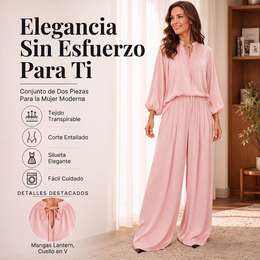 ⏰🔥 ¡OFERTA 50% OFF! 👚✨ Conjunto Informal de Top Holgado y Pantalones para Mujer – Comodidad, Estilo Relajado y Look Elegante Diario