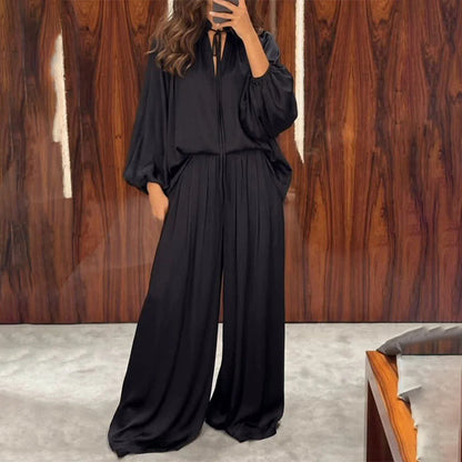 ⏰🔥 ¡OFERTA 50% OFF! 👚✨ Conjunto Informal de Top Holgado y Pantalones para Mujer – Comodidad, Estilo Relajado y Look Elegante Diario