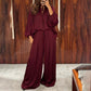 ⏰🔥 ¡OFERTA 50% OFF! 👚✨ Conjunto Informal de Top Holgado y Pantalones para Mujer – Comodidad, Estilo Relajado y Look Elegante Diario