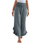 ⏰🔥 ¡OFERTA 50% OFF! 👖✨ Pantalones de Algodón y Lino de Cintura Alta para Mujer – Cómodos, Frescos y Estilo Casual Elegante