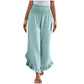 ⏰🔥 ¡OFERTA 50% OFF! 👖✨ Pantalones de Algodón y Lino de Cintura Alta para Mujer – Cómodos, Frescos y Estilo Casual Elegante