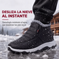 Botas de nieve cálidas sin cordones para hombre para invierno