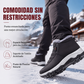 Botas de nieve cálidas sin cordones para hombre para invierno