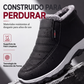Botas de nieve cálidas sin cordones para hombre para invierno