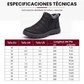 Botas de nieve cálidas sin cordones para hombre para invierno